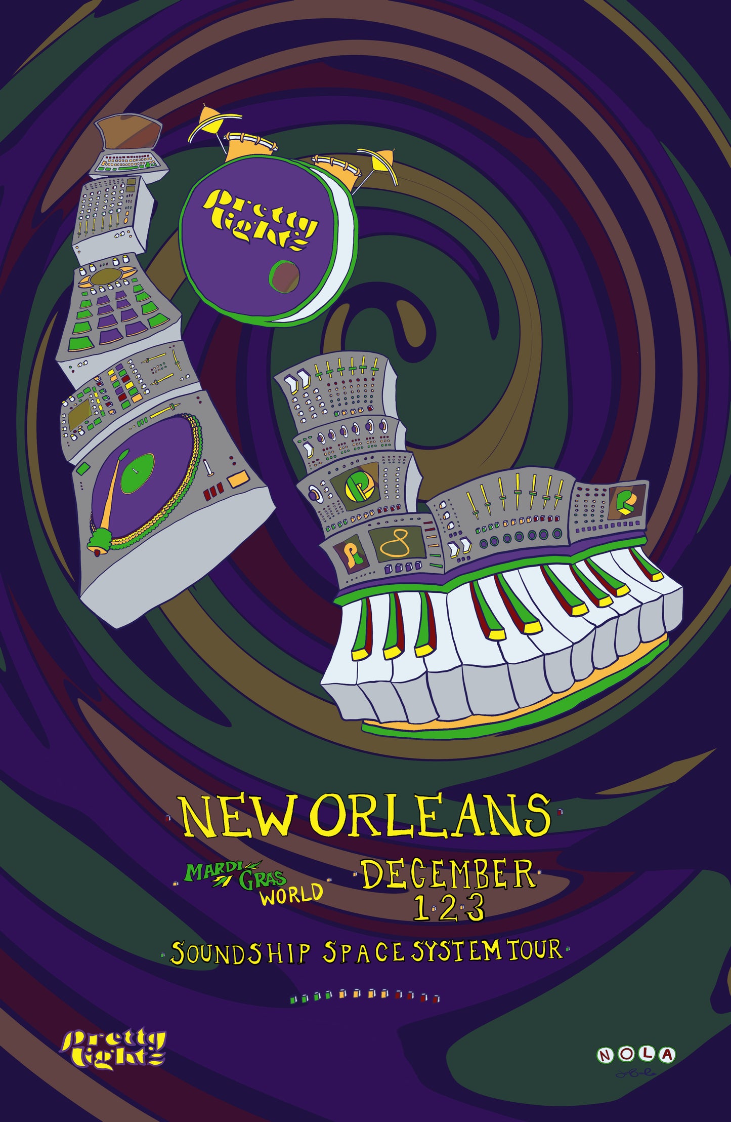 11 x 17s .:.  Nola Swirl