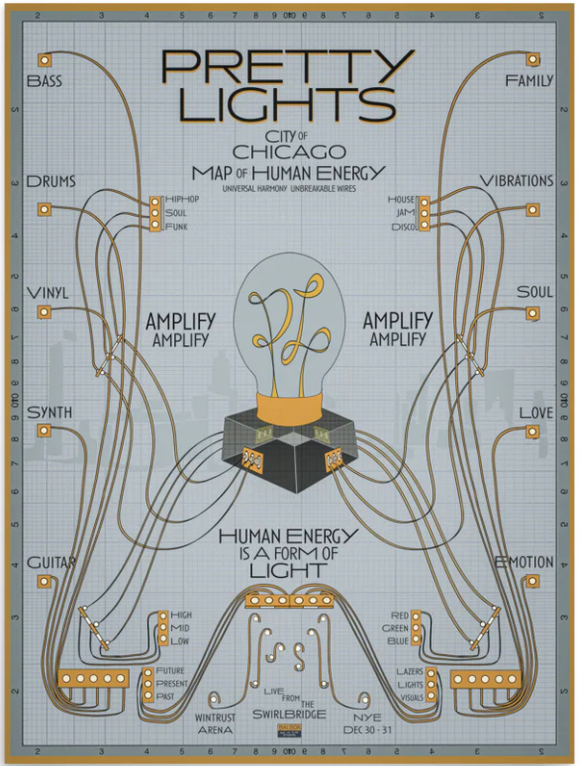 :. 18 x 24s .:. Energy Map of Chicago .:. Analog