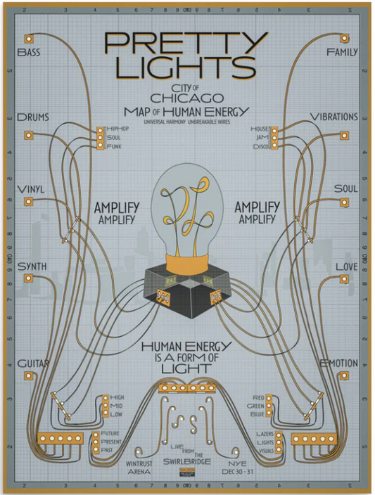 :. 18 x 24s .:. Energy Map of Chicago .:. Analog