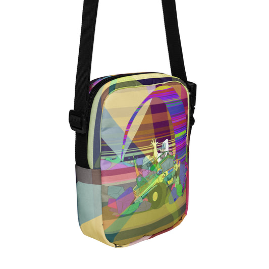 Sometimes Rainbows Chase You .:. Crossbody Bag