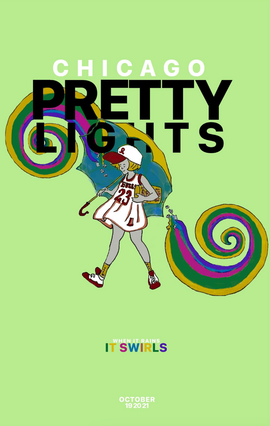 Pretty Lights - Poster - Chicago Swirl