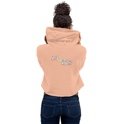 "Oh, the Bridges You'll Swirl!" Croptop Hoodie